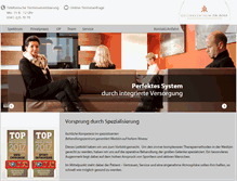 Tablet Screenshot of gelenkzentrum-leipzig.de